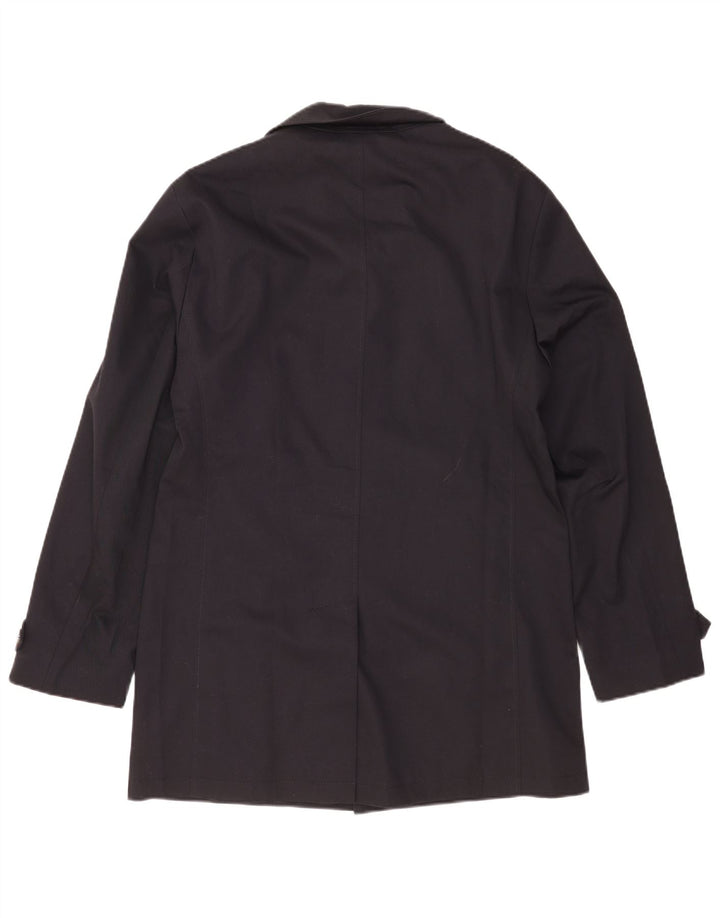 Tommy Hilfiger Mens Tailored Overcoat UK 38 Medium Navy Blue