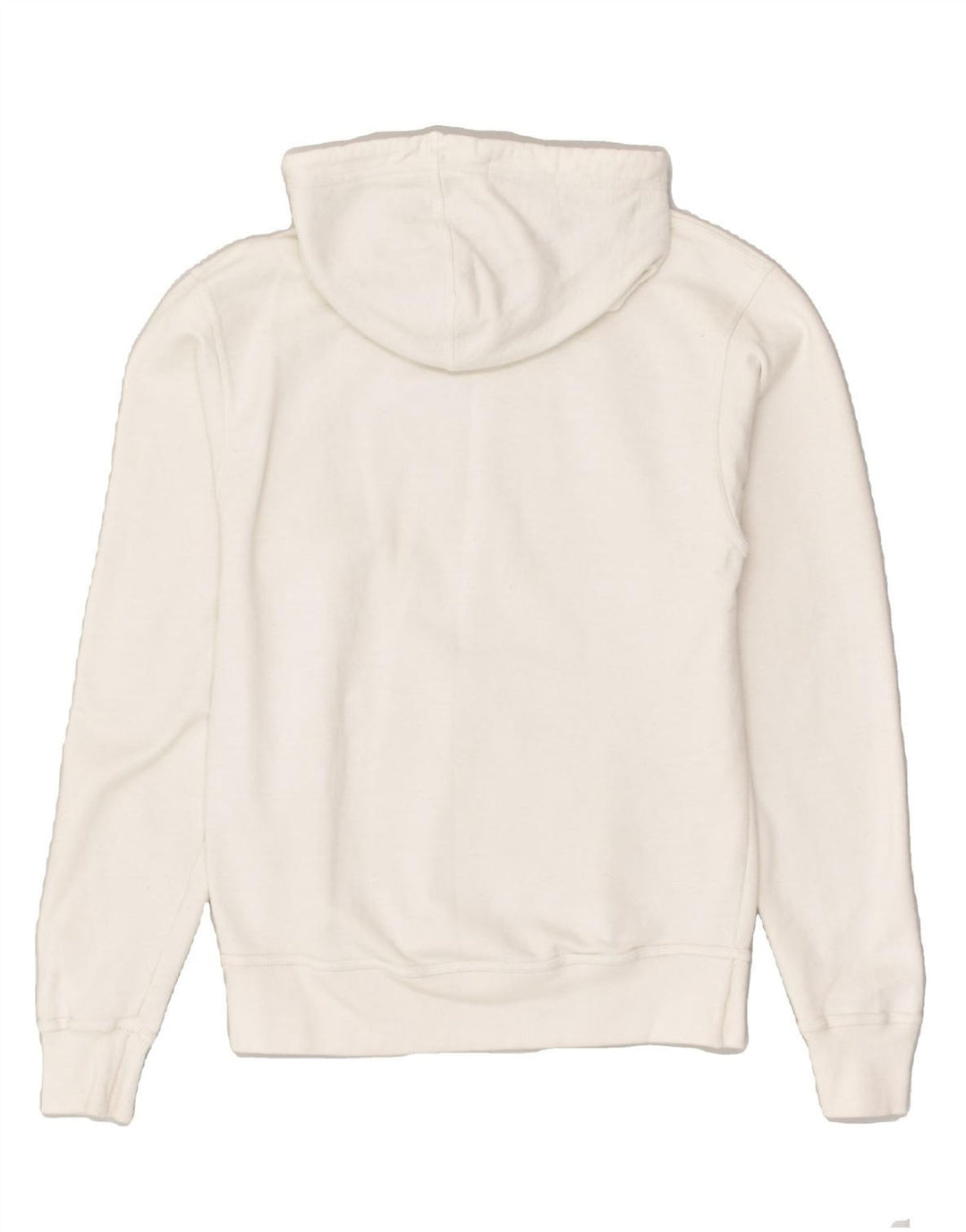 CHAMPION Womens Graphic Hoodie Jumper UK 10 Small White Cotton | Vintage Champion | Thrift | Second-Hand Champion | Used Clothing | Messina Hembry 