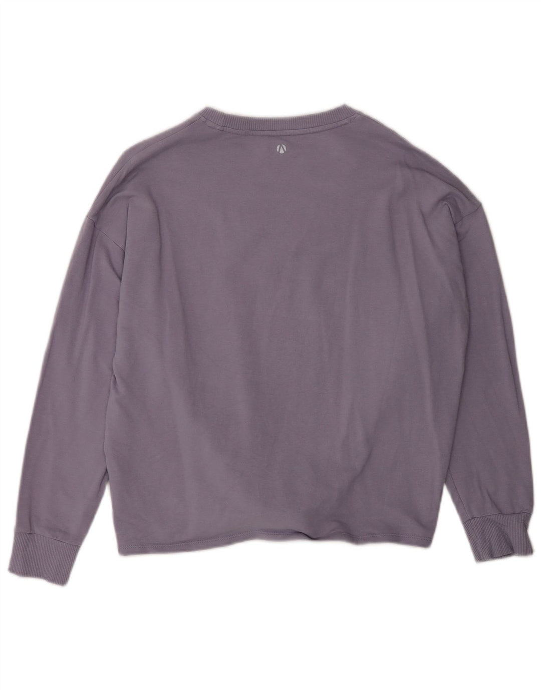 Marks & Spencer Womens Sweatshirt Jumper UK 12 Medium Purple Cotton