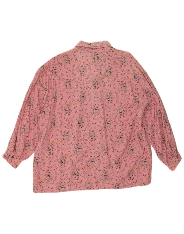 Cocoa Womens Shirt Large Pink Floral