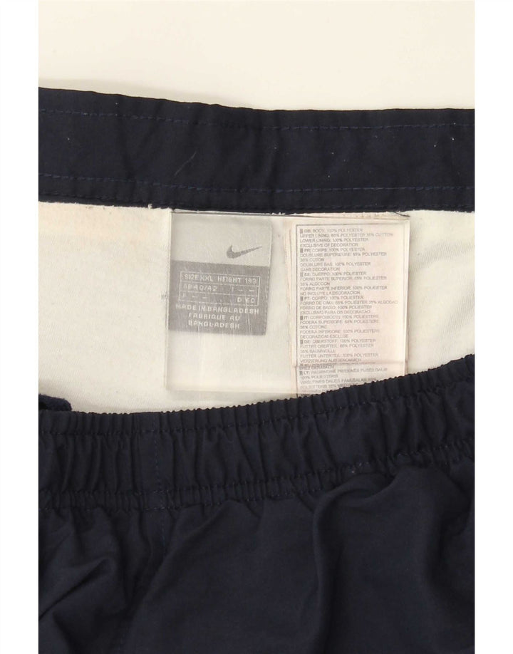 Nike Mens Tracksuit Trousers Joggers 2XL Navy Blue Polyester