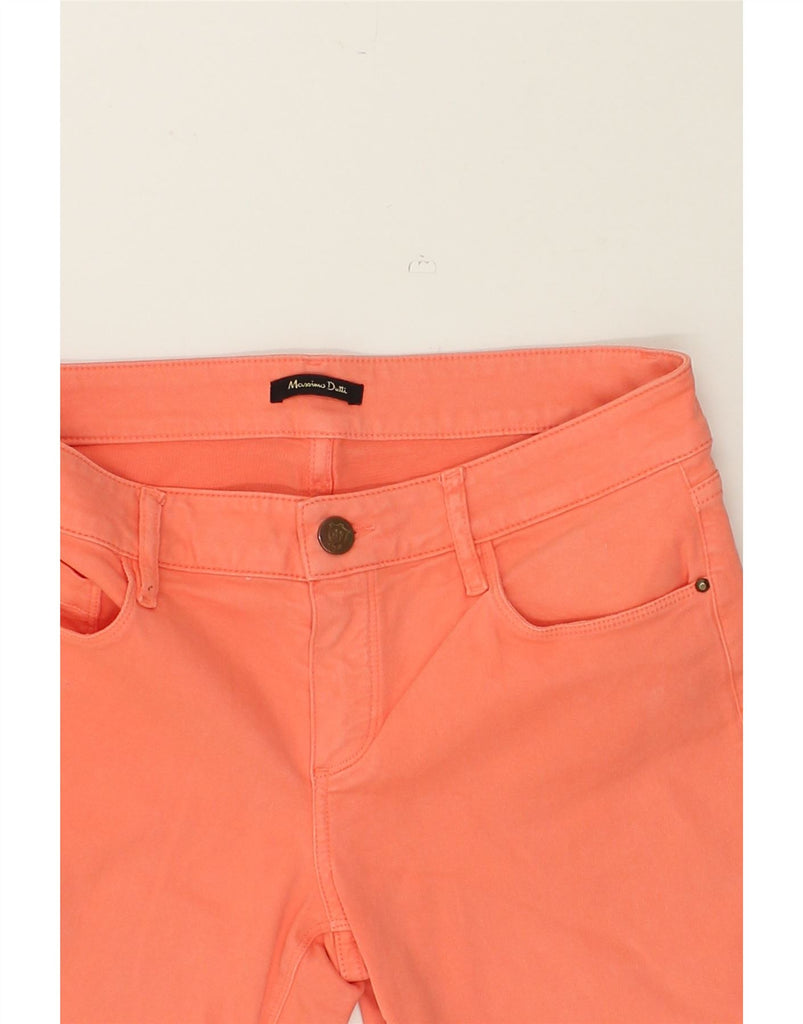 MASSIMO DUTTI Womens Slim Jeans EU 40 Medium W30 L25  Orange Cotton | Vintage Massimo Dutti | Thrift | Second-Hand Massimo Dutti | Used Clothing | Messina Hembry 