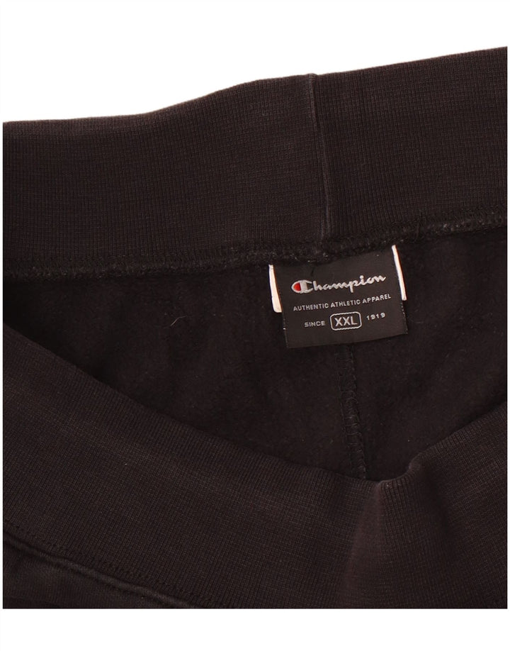 Champion Mens Tracksuit Trousers Joggers 2XL  Black