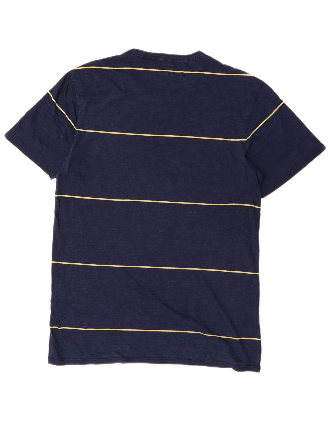 LEVI'S Mens T-Shirt Top Medium Navy Blue Striped Cotton