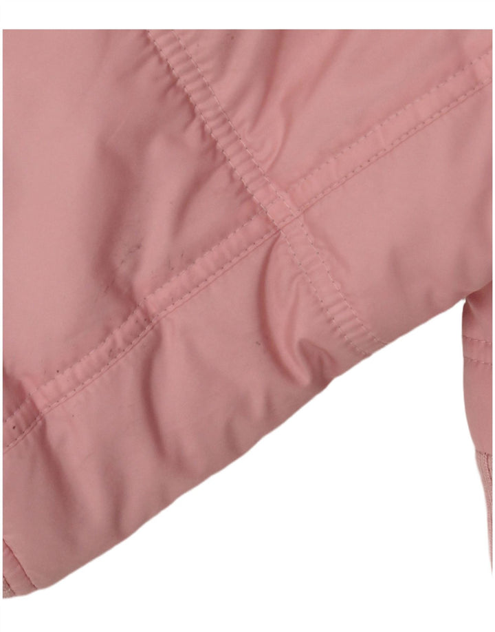 Buffalo Womens Hooded Padded Jacket UK 14 Large Pink Polyester