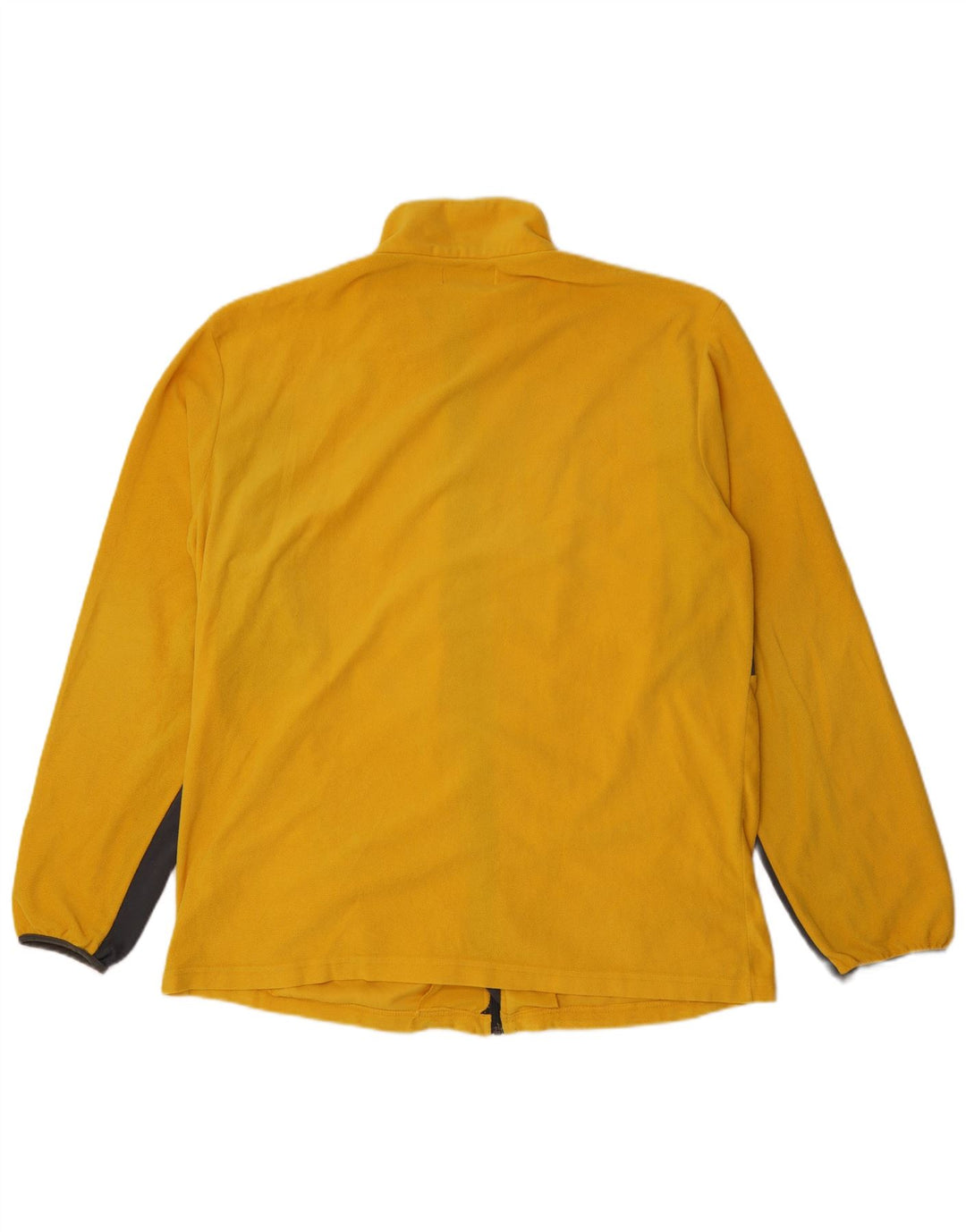 Kappa Mens Fleece Jacket UK 44 2XL Yellow Colourblock Polyester