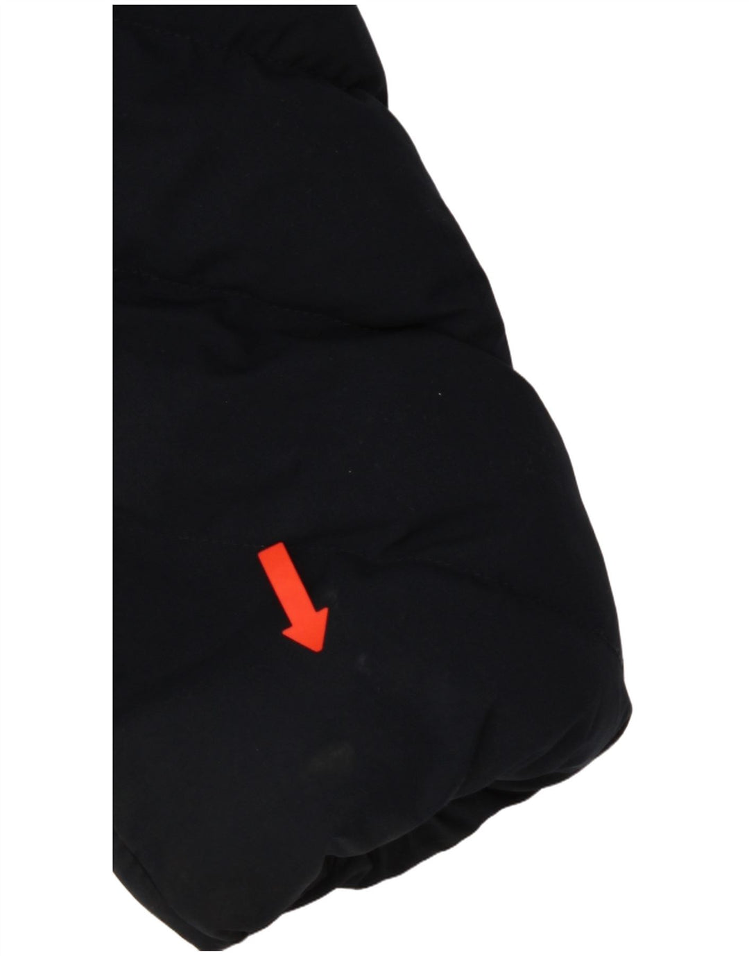 Superdry Womens Hooded Padded Coat UK 10 Small Navy Blue Polyester