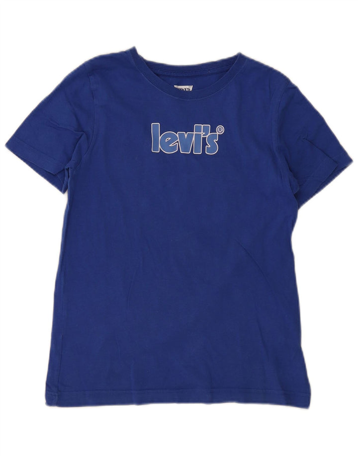 Levi's Boys Graphic T-Shirt Top 11-12 Years Blue Cotton