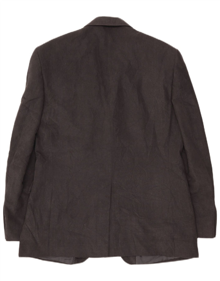 Marks & Spencer Mens 2 Button Regular Fit Blazer Jacket UK 40 Large Grey