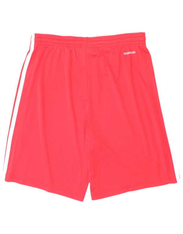 Adidas Boys Aeroready Sport Shorts 13-14 Years Red Polyester