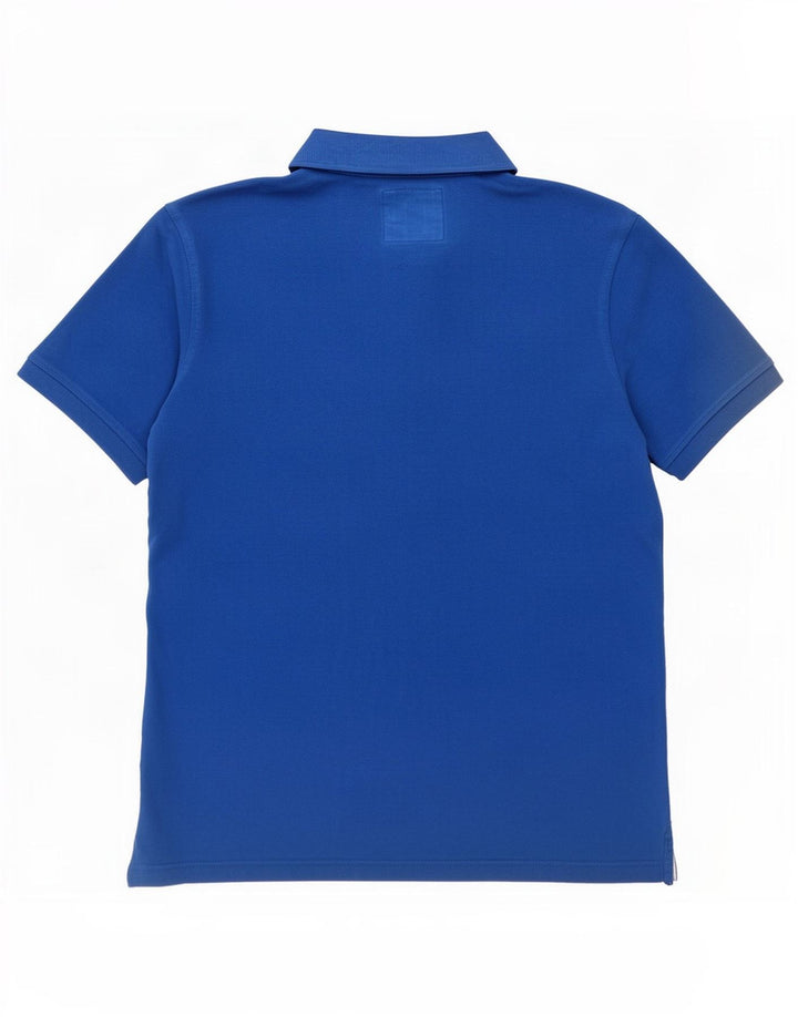 Crew Clothing Mens Polo Shirt Medium Blue Cotton