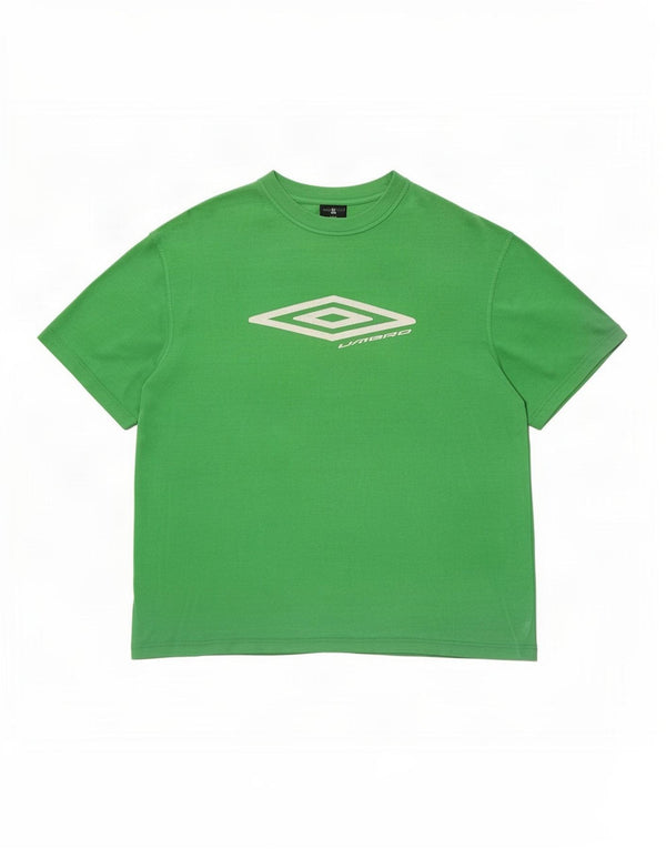 Umbro Mens Graphic T-Shirt Top Medium Green Cotton