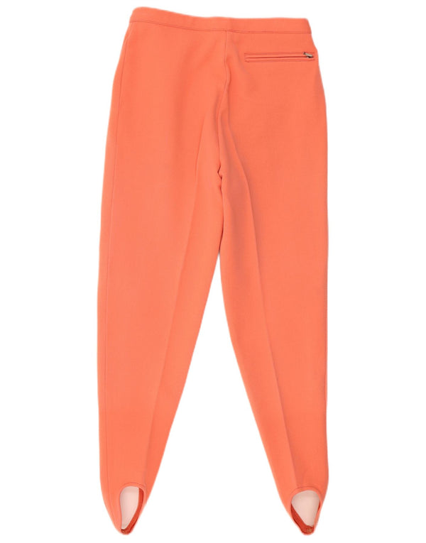 Colmar Womens High Waist Stirrup Casual Trousers IT 46 Large W28 L29 Orange