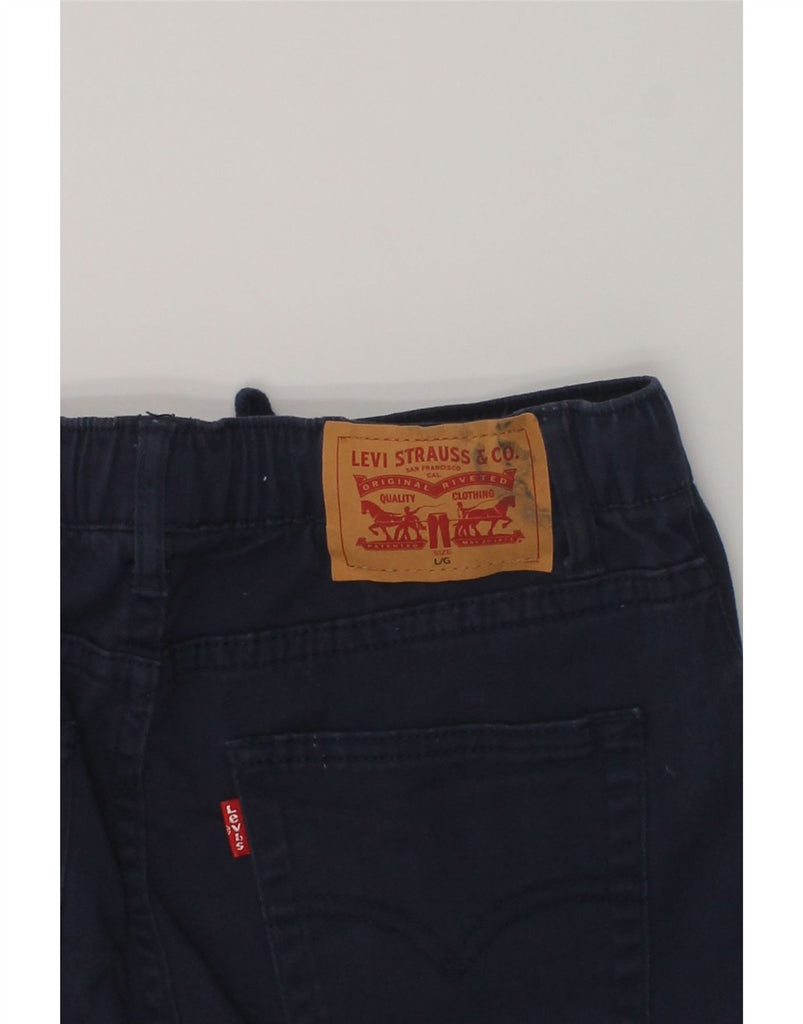 LEVI'S Boys Joggers Trousers 11-12 Years Large  W26 L25  Navy Blue Cotton | Vintage Levi's | Thrift | Second-Hand Levi's | Used Clothing | Messina Hembry 