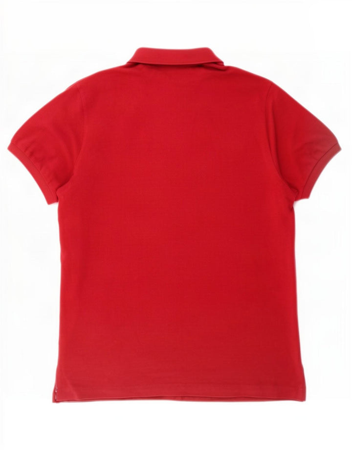 Lacoste Mens Polo Shirt Size 5 Large Red Cotton