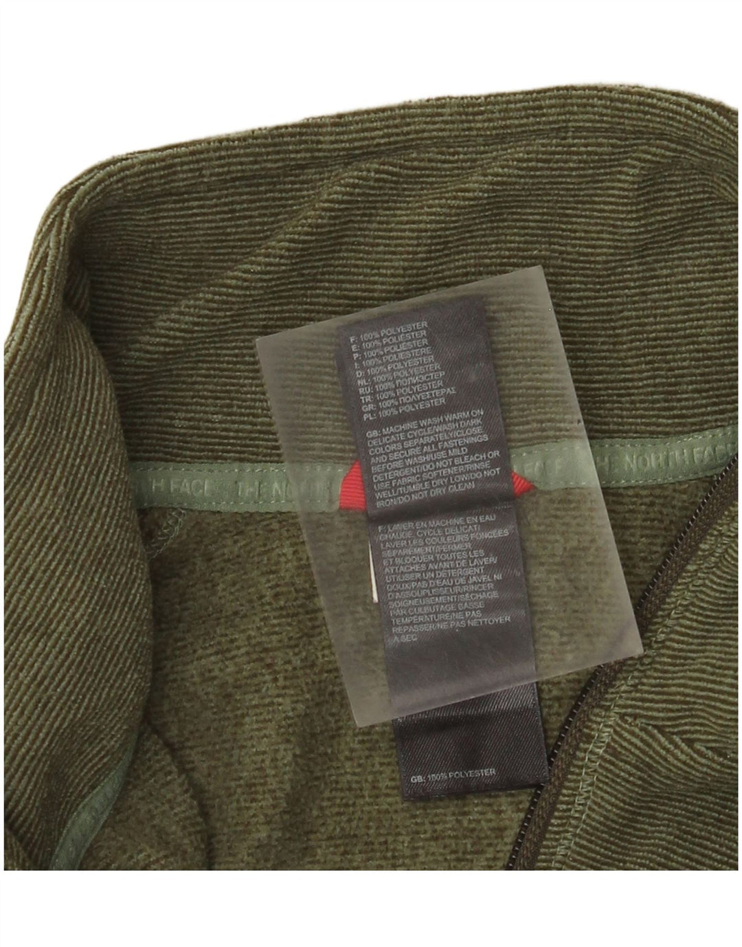 The North Face Womens Fleece Jacket UK 18 XL Khaki Polyester