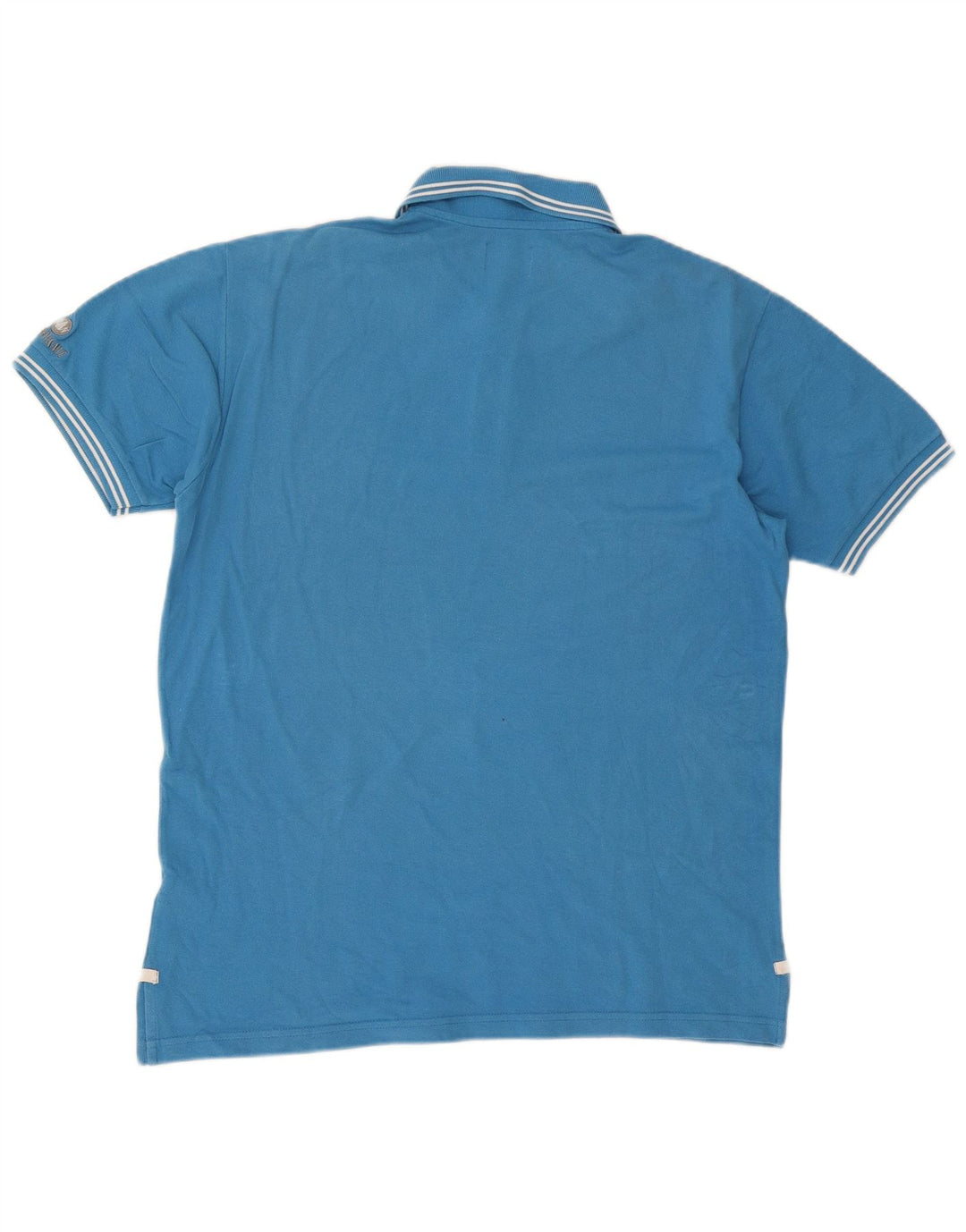 Murphy & Nye Mens Polo Shirt Large Blue Cotton