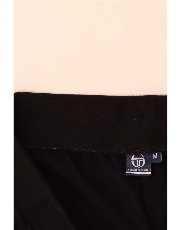 Sergio Tacchini Mens Tracksuit Trousers Joggers Medium  Black Cotton