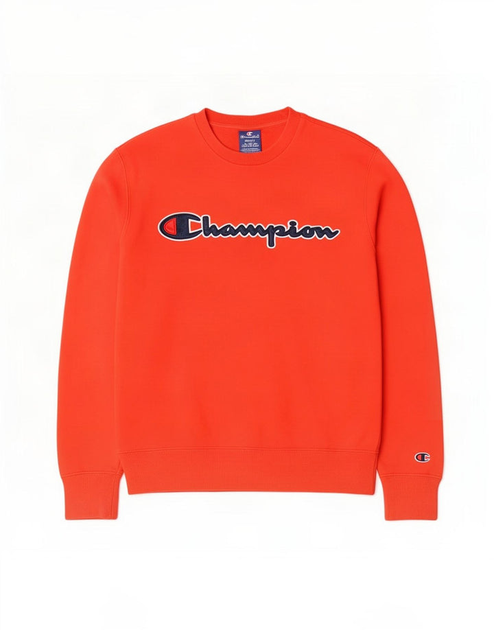 Champion Mens Graphic Sweatshirt Jumper Small Red