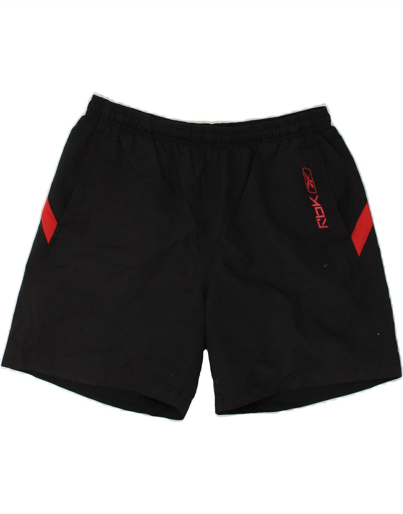 REEBOK Mens Sport Shorts Large Black | Vintage Reebok | Thrift | Second-Hand Reebok | Used Clothing | Messina Hembry 