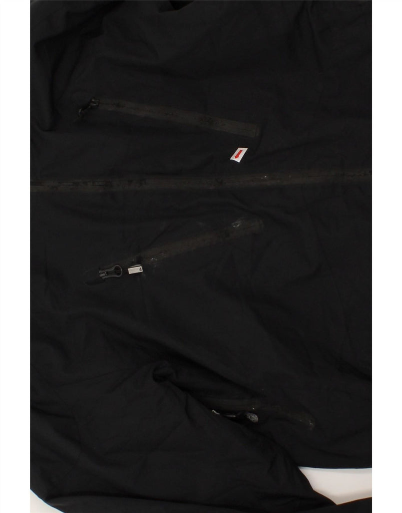 QUIKSILVER Mens Slim Fit Hooded Windbreaker Jacket UK 36 Small Black | Vintage Quiksilver | Thrift | Second-Hand Quiksilver | Used Clothing | Messina Hembry 