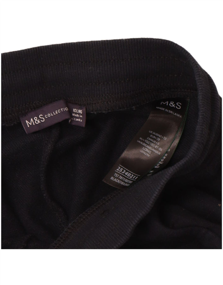 MARKS & SPENCER Womens Tracksuit Trousers Joggers UK 10 Small Navy Blue