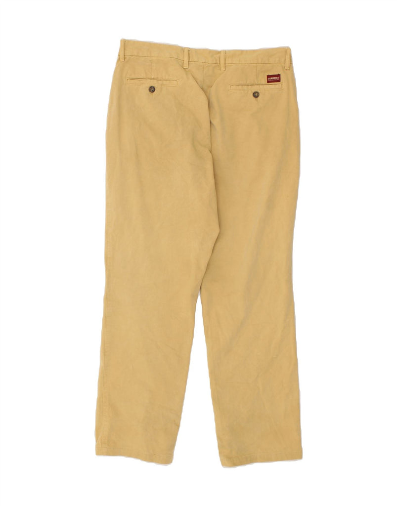 CARRERA Mens Straight Chino Trousers IT 52 XL W36 L30 Beige Vintage Carrera and Second-Hand Carrera from Messina Hembry 