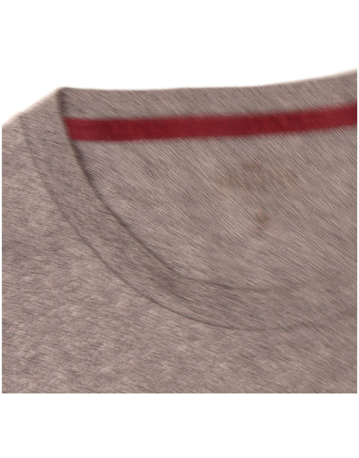 HOLLISTER Mens T-Shirt Top Medium Grey Cotton