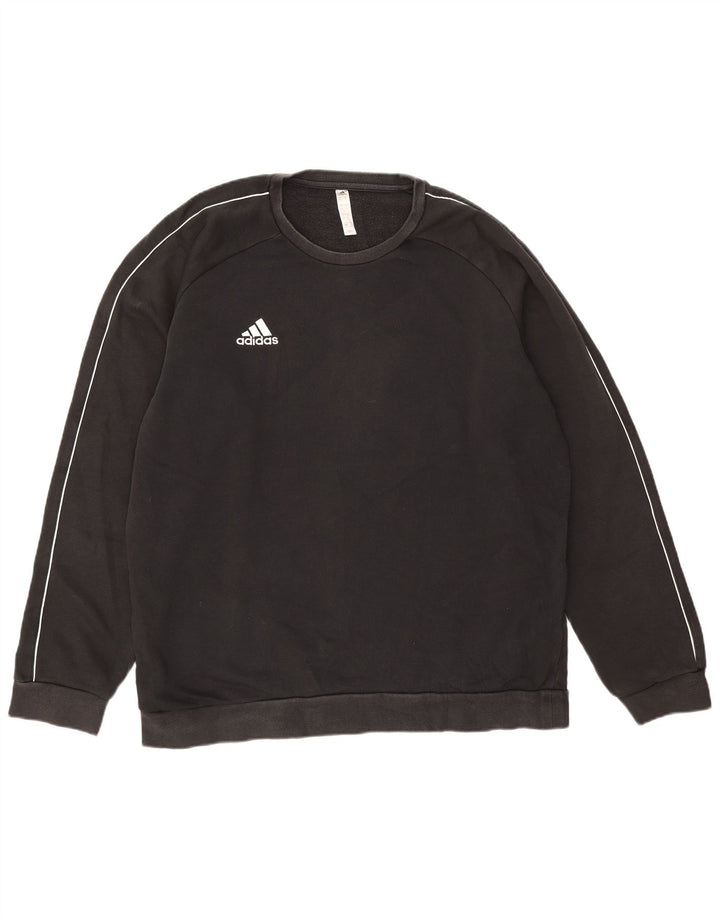 Adidas Mens Sweatshirt Jumper XL Black Cotton