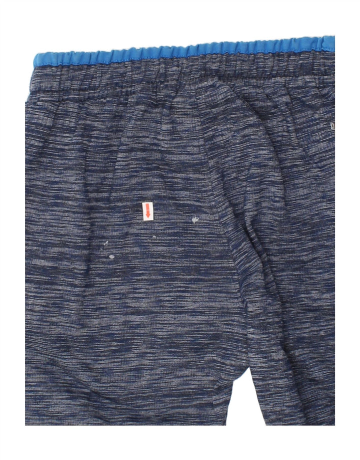 NIKE Mens Tracksuit Trousers Small Navy Blue Flecked Polyester Vintage Nike and Second-Hand Nike from Messina Hembry 