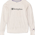 CHAMPION Mens Graphic Sweatshirt Jumper XS White Polyester | Vintage Champion | Thrift | Second-Hand Champion | Used Clothing | Messina Hembry 