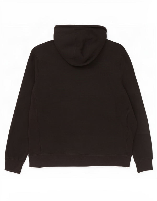 Puma Mens Graphic Hoodie Jumper Large Black Cotton