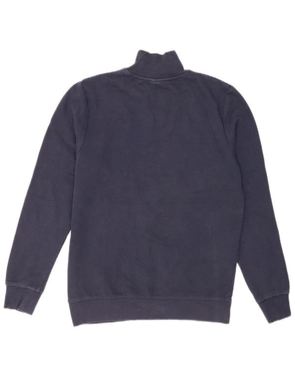 Jack & Jones Mens Graphic Sweatshirt Jumper Medium Navy Blue Colourblock