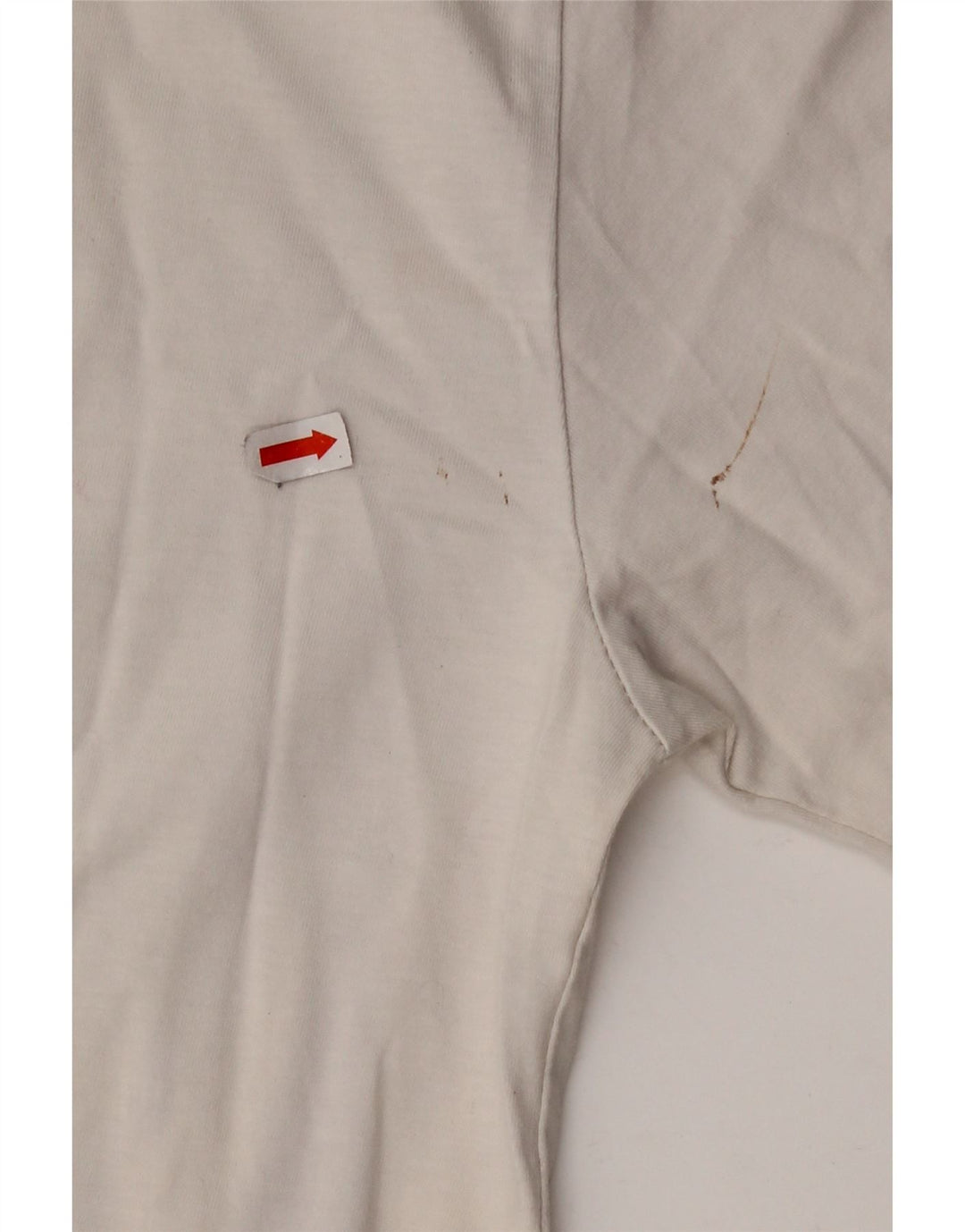 LEVI'S Mens Graphic T-Shirt Top Large Off White Cotton