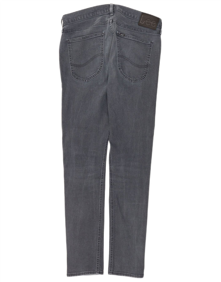 Lee Mens Luke Skinny Jeans W33 L34 Grey Cotton