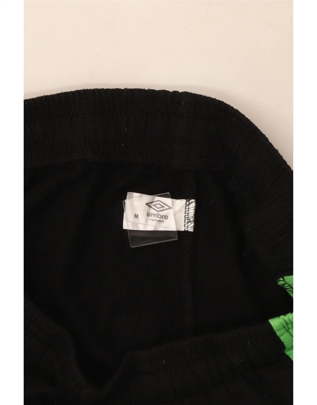 UMBRO Womens Tracksuit Trousers Joggers UK 12 Medium  Black Colourblock