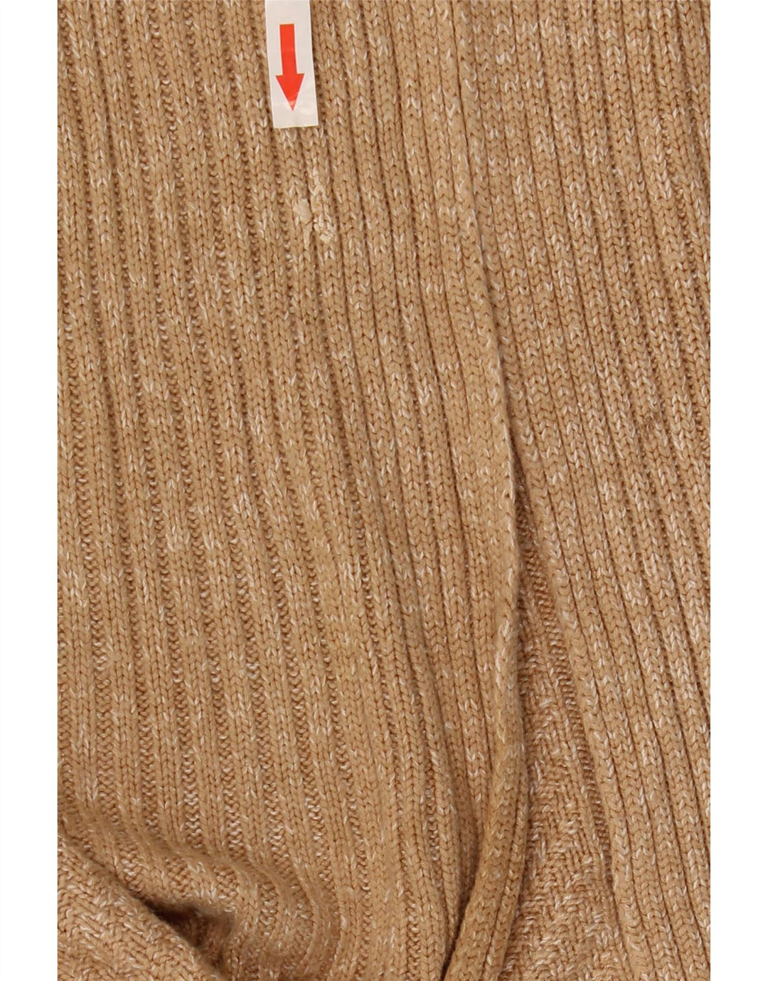 Marks & Spencer Womens Oversized Cardigan Sweater UK 10 Small Beige Flecked