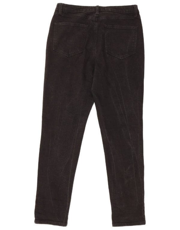 MINT VELVET Womens Skinny Jeans UK 14 Large W31 L29 Black Cotton