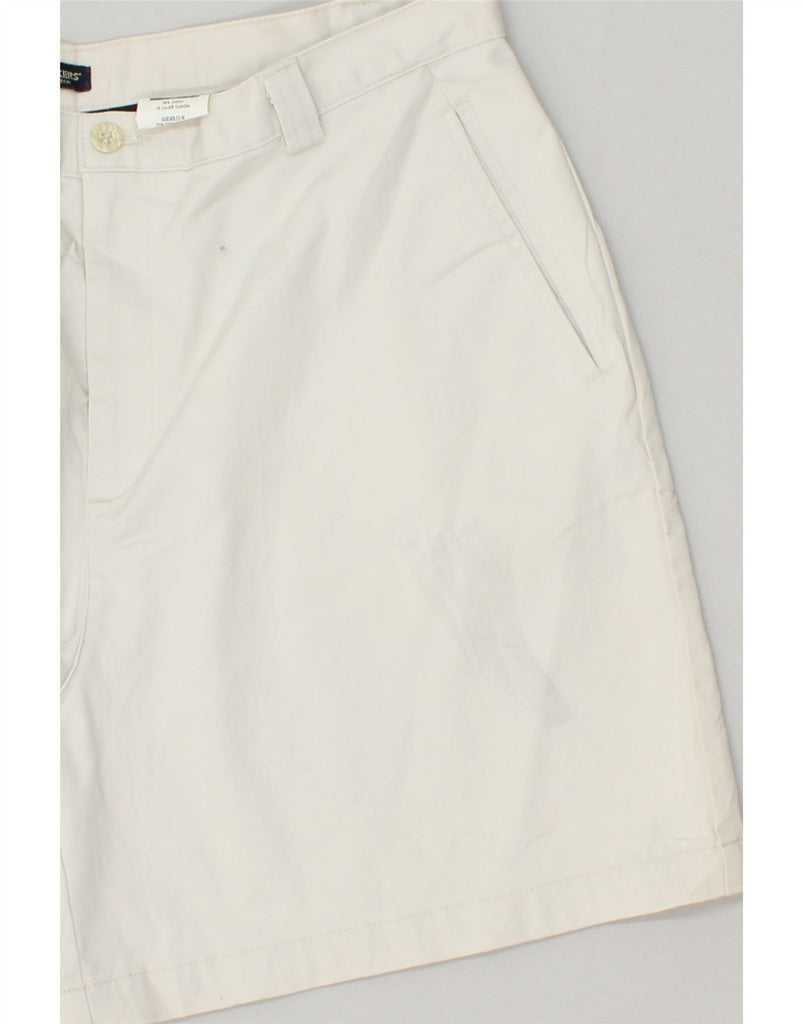 DOCKERS Womens Khakis Casual Shorts US 14 XL W32 Off White Cotton | Vintage Dockers | Thrift | Second-Hand Dockers | Used Clothing | Messina Hembry 