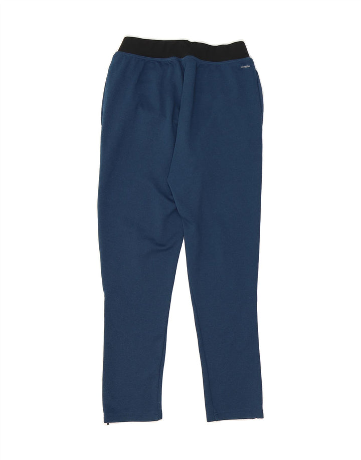 ADIDAS Boys Climalite Tracksuit Trousers 13-14 Years  Blue Polyester Vintage Adidas and Second-Hand Adidas from Messina Hembry 
