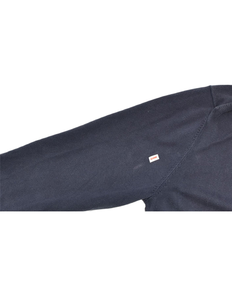 NAUTICA Mens V-Neck Jumper Sweater XL Navy Blue Cotton | Vintage | Thrift | Second-Hand | Used Clothing | Messina Hembry 
