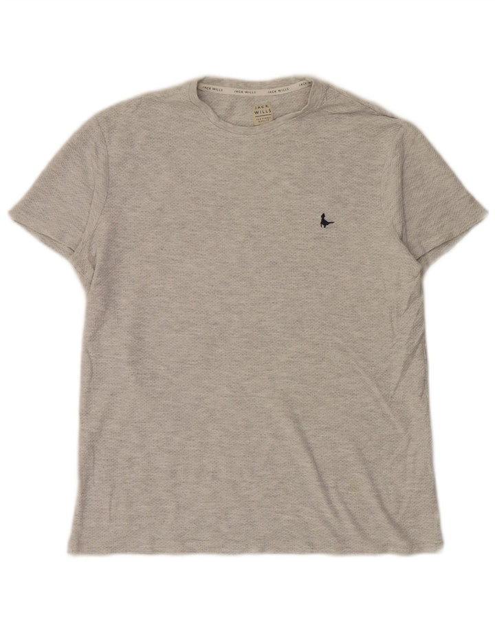 Jack Wills Mens T-Shirt Top XS Grey Flecked Cotton