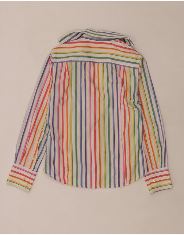 Paul Smith Womens Shirt IT 42 Medium Multicoloured Striped Cotton
