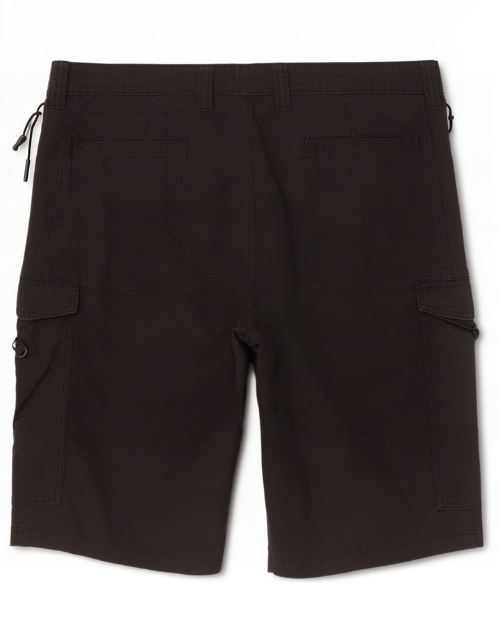 Marks & Spencer Mens Cargo Shorts W42 2XL Black Cotton