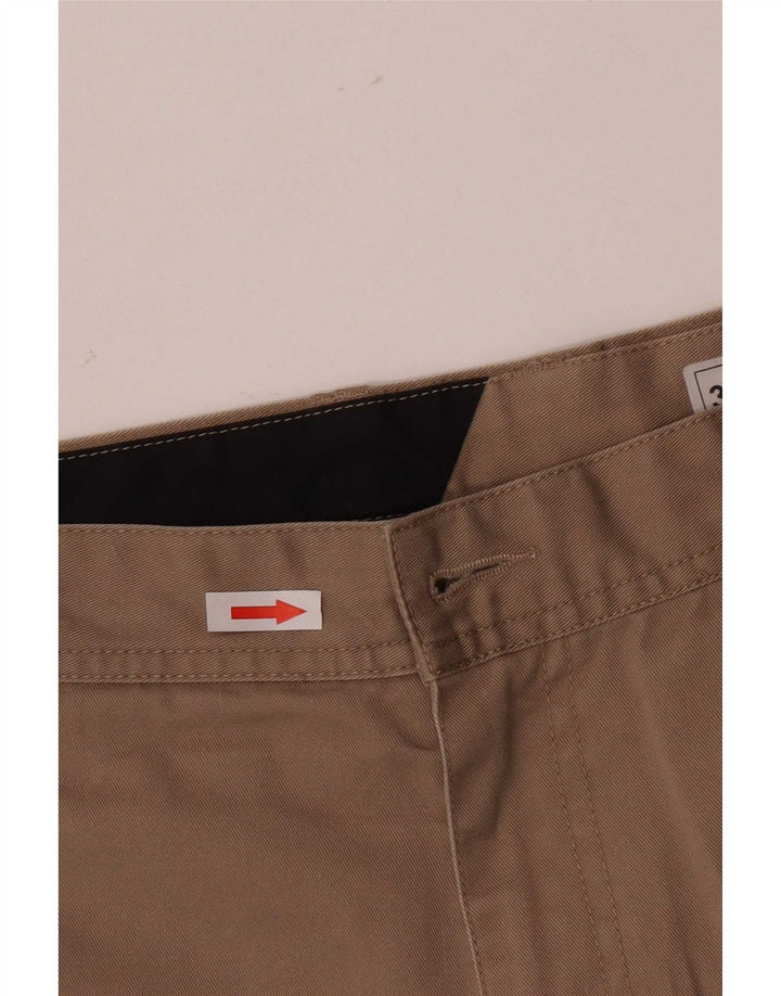 Volcom Mens Chino Shorts Large W36 Beige Polyester
