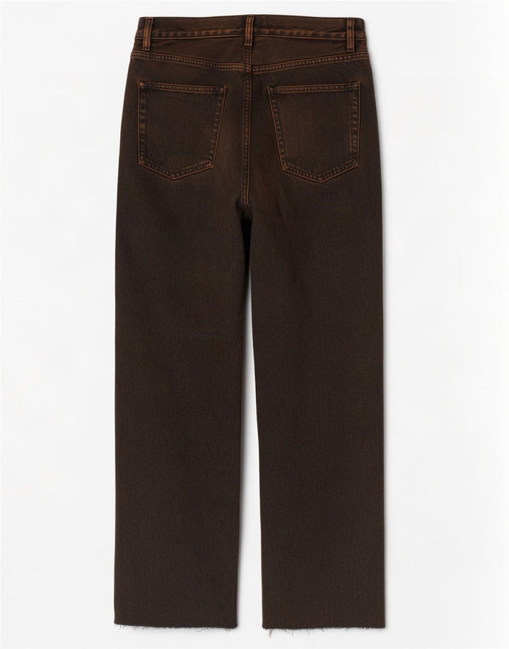 Cos Mens Mid Rise Straight Jeans W29 L28 Brown