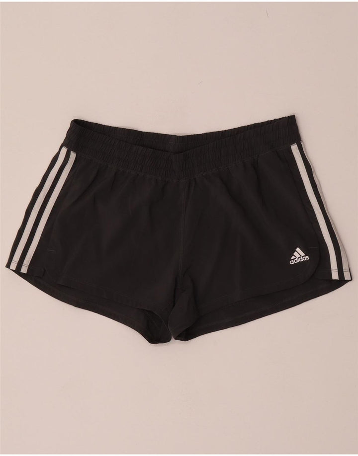 Adidas Womens Aeroready Sport Shorts UK 12/14 Medium  Black Polyester
