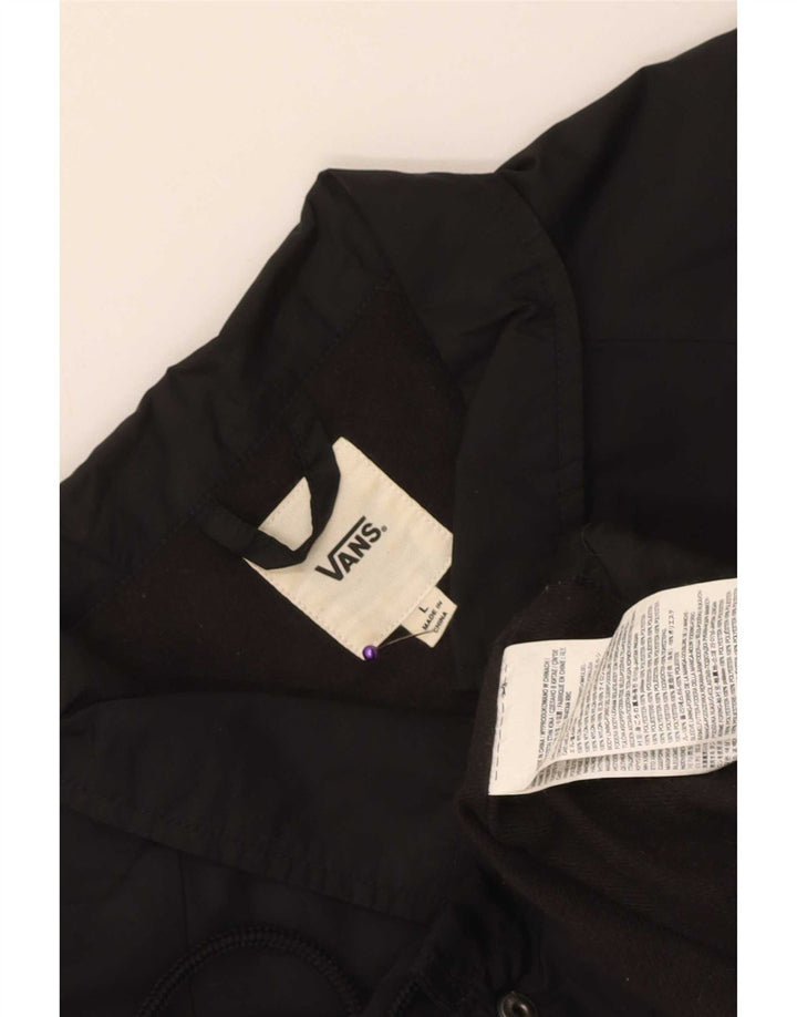 Vans Womens Rain Jacket UK 16 Large Black Nylon