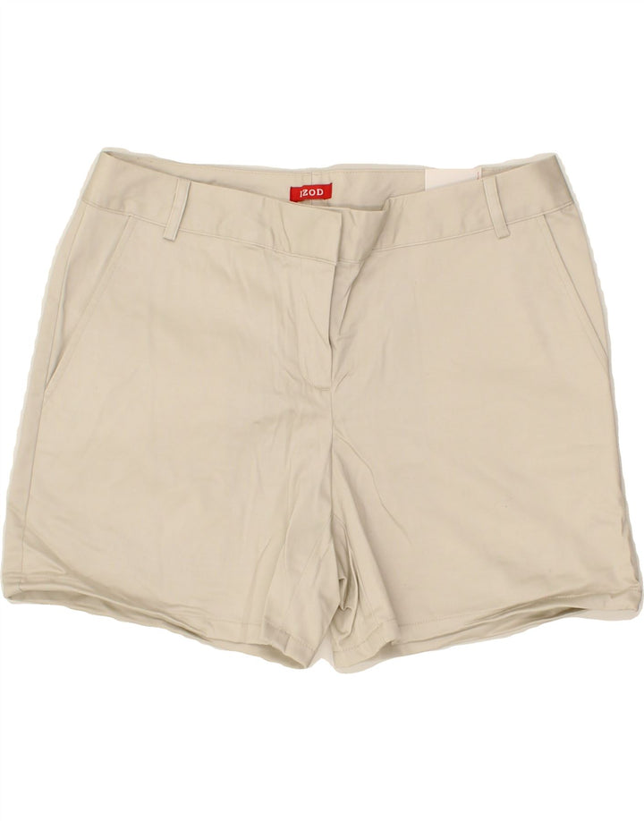 IZOD Womens Chino Shorts US 4 Small W27  White Cotton Vintage Izod and Second-Hand Izod from Messina Hembry 