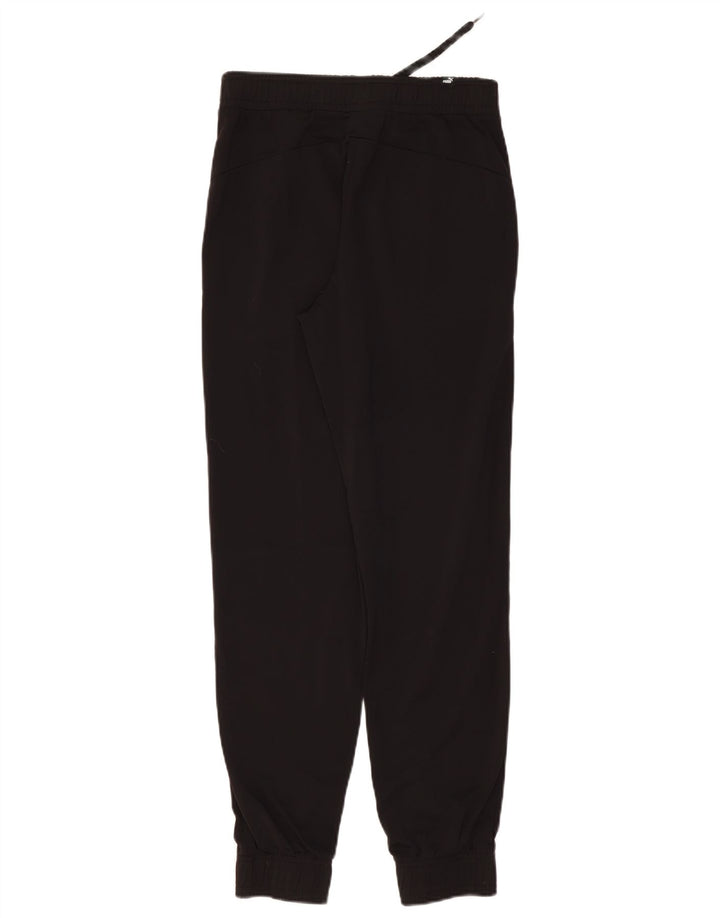 PUMA Mens Tracksuit Trousers Joggers Small  Black Polyester